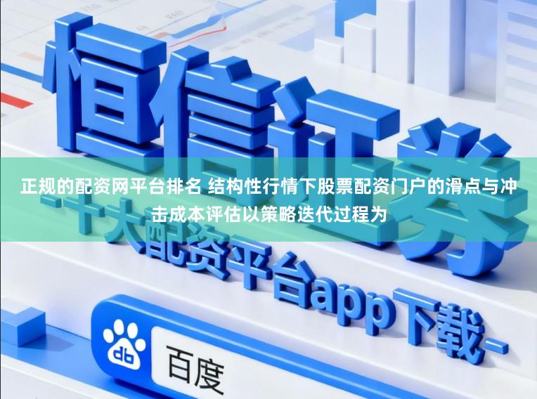正规的配资网平台排名 结构性行情下股票配资门户的滑点与冲击成本评估以策略迭代过程为