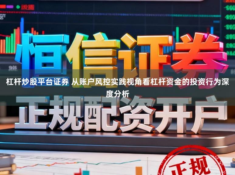 杠杆炒股平台证券 从账户风控实践视角看杠杆资金的投资行为深度分析